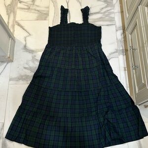 J. Crew Blackwatch Plaid Nap Dress XL